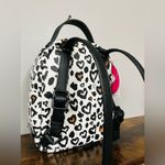 Betsey Johnson  Leopard Cat Face Mini Backpack Crossbody Convertible Bag NWT Photo 4