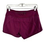 Lululemon Women’s Speed Short 2.5" Size 6 Dark Mystic Purple (4 Photo 1