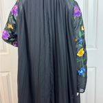 ASOS DESIGN pleated midi shirt dress embroidered sleeves in black S 18. E58 Photo 10