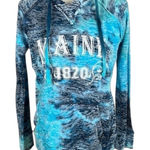 MV Sport Blue Tie Dye "Maine" Hoodie Size S Photo 0