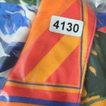 Ecru  Womens Small‎ Button Down Shirt Colorful Tropical Bird Floral Print Photo 9