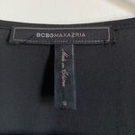 BCBGMAXAZRIA 🌞 Quincey Black V Neck Short Sleeve Romper #P Photo 4