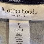 Motherhood Maternity Navy Floral Midi Dress size XS Photo 5