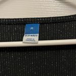 Old Navy  Black & Silver Sparkly Croptop. Medium. Great clubbing or New Years Top Photo 1