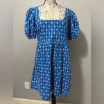 Eyelet Mini Dress Photo 1