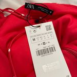 ZARA Lace Up Red and White Star One Piece Bathing Suit NWT Photo 5