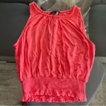 1. State Smocked Hem Cropped Tank Top in Coral Size XS New w/o Tag Photo 2