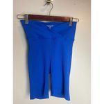 Year of Ours RIBBED V WAIST BIKER SHORT Sz. M Blue Size M Photo 1