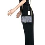 Tory Burch  Navy Daydreamer Convertible Chain Wallet/Bag Photo 11