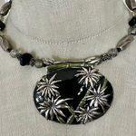 Chico's Chico’s Haute Couture Bamboo Pendant Necklace Photo 0