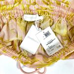 Zimmermann  Golden Relaxed Floral Silk Shorts Light Pink Yellow US 6 NWT Photo 4