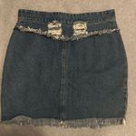 POL  Denim Distressed Skirt size S Photo 1