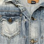 True Religion  Dylan Embroidered Jean Jacket Women’s Large Photo 3