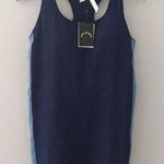 The Upside Blue Seamless Ribbed Raf Activewear Racerback Dress NEW Size L Photo 0