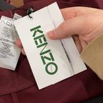 Kenzo logo printed spellout Bordeaux leggings size XS Purple Photo 11