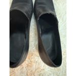 Franco Sarto  leather‎ Block Heel Loafers Black Shoes Women's Size 6.5M Euro 37 Photo 5