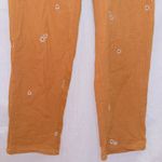 Molly green orange high waisted pull on floral print gauze skinny leg pants Photo 3