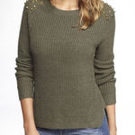 EXPRESS ✨Studded Side Slit Knit Sweater✨ Photo 0