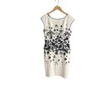 St. John  Collection Resort Floral Degrade Silk Peplum Dress Photo 2