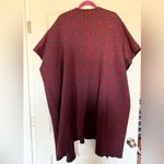 Cost Plus World Market Women’s Oversized Dark Blue and Red Duster Sweater Size undefined Photo 5