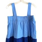 NWT Francesca's Ophelia Colorblock Maxi Dress Size XS Blue Tiered Sleeveless Photo 4