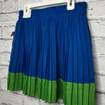 Aeropostale NWT Womens Wowoone Pleated Mini Skirt, Blue & Green, size M. Photo 4