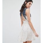 Free People Walking Dreams Skater Mini Dress in Ivory combo Size XS Photo 1