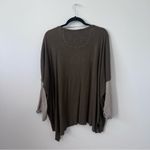 Free People  star‎ destructed Henley oversized top Photo 5