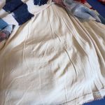 Maeve Anthropologie  Floral Long Sleeve Mini Dress Cream M Swing Bell Sleeve Photo 6