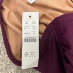 J.Crew New Size 24 Purple Gemma Ruched Bandeau One Piece Swim Suit Photo 9