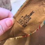 Madden Girl Floral Orange Blue Cream Peep Toe Bow  Wedges 4 Inch Wedge si… Photo 4