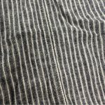 Sundance  Linen Blend Pants Womens 2 Beige Black Striped Wide Leg Trousers Photo 4