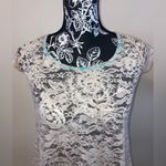 Daytrip Lace T Shirt Slit Back Ribbon Bow Lace Up Casual Fall Spring Buckle Photo 2