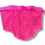 White Fox Boutique Whitfox Hope Pink Mesh Corset Tube Top A23 Photo 1