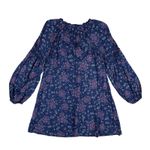Hinge Nordstrom  Boho Floral Mini Dress Cottagecore Peasant‎ Style XS Photo 1