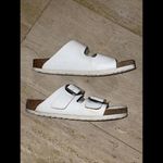 Birkenstock  White Sandals Made In Germany‎ 38 US7 Photo 6