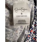 Jessica Simpson CPT) Dress Women S Small Short Cheetah Blue Print Stretch Aline Photo 9