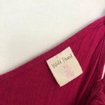 Wild Pearl NEW NWT Ruffle Dress Magenta Pink Cold Shoulder Cutout Mini Shift XS Photo 5