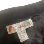 Chaus Velvet Front Slit Skirt Black Size 6 Photo 3