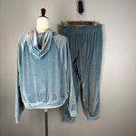 Victoria's Secret  On Point Hoodie Sweatshirt Jogger Set Size L XXL Ribbed Velour Photo 7