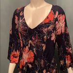 Free People  Navy Eyes on You Printed Floral Dress Photo 3