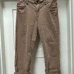 Kut From The Kloth EUC Kut cropped capri brown jeans with cuffed hem - 10 Photo 0