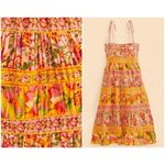 Farm Rio 💕💕 Mixed Fruits Paradise Midi Dress ~ Large L NWT Photo 10
