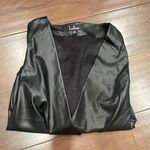 Lulus faux leather Black bodysuit XS Photo 5