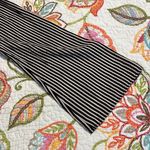 Lizard Thicket Callie Mac  large cropped blouse black crème long sleeve deep v Photo 8