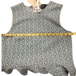 Sunday in Brooklyn  Peplum top with a geometric pattern  
Fits like a Small NWT Photo 6