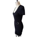 Jonathan Simkhai Women's Knit Black Melody Mini Dress Size Medium Photo 2