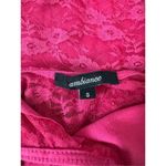 Ambiance Hot Pink Lace Bodysuit Women’s Size Small Photo 6