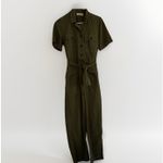 Madewell Jumpsuit Womens Size Small Tie Waist Military Green Coveralls Photo 1
