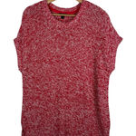 J.Jill ‎ Wearever Collection Womens Red Chunky Knit Sweater Sz Large Comfort Cozy Photo 0